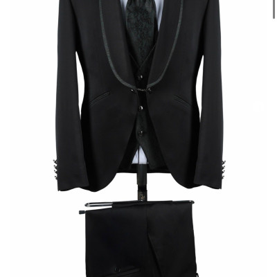 Slávnostný oblek S094-DMY 23408 čierny