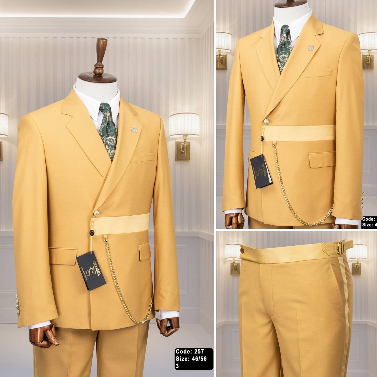 Slávnostný oblek Konrád béžový