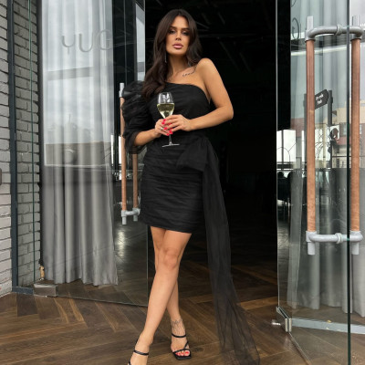 Dámske spoločenské šaty MONACO čierne