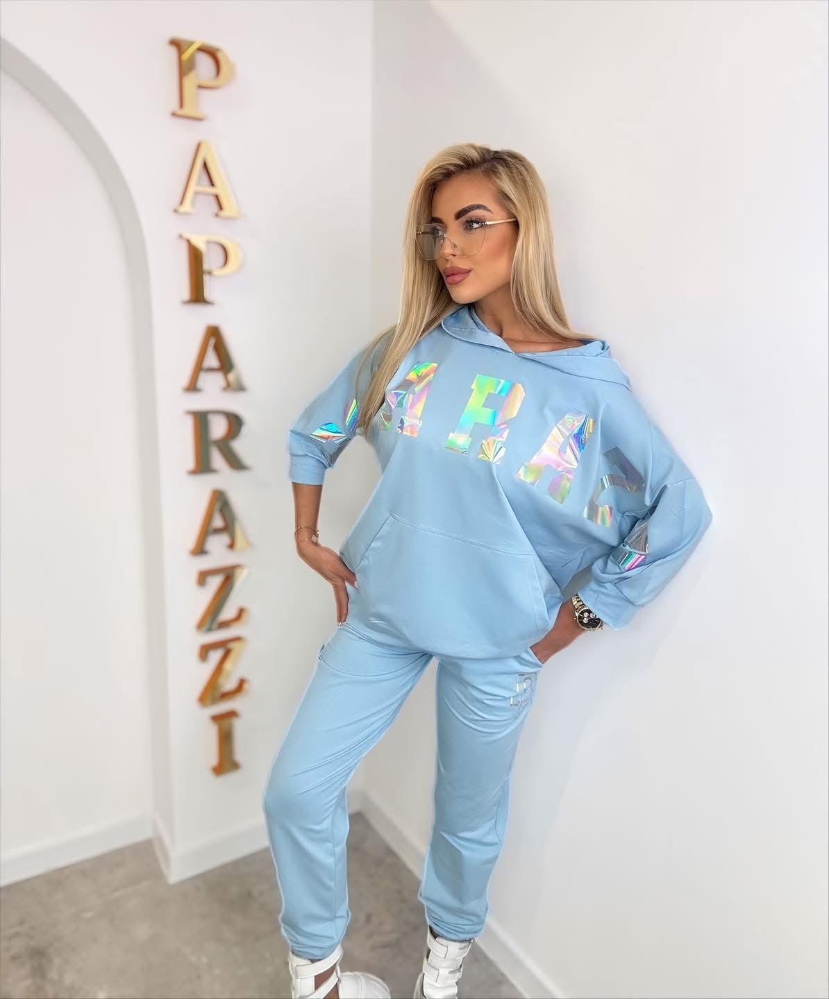 Teplákový komplet PF modrý