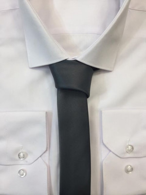 Sivá kravata 46