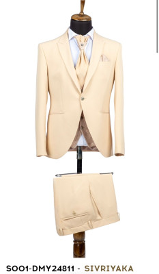 Slávnostný oblek S001.-DMY 24811 béžový