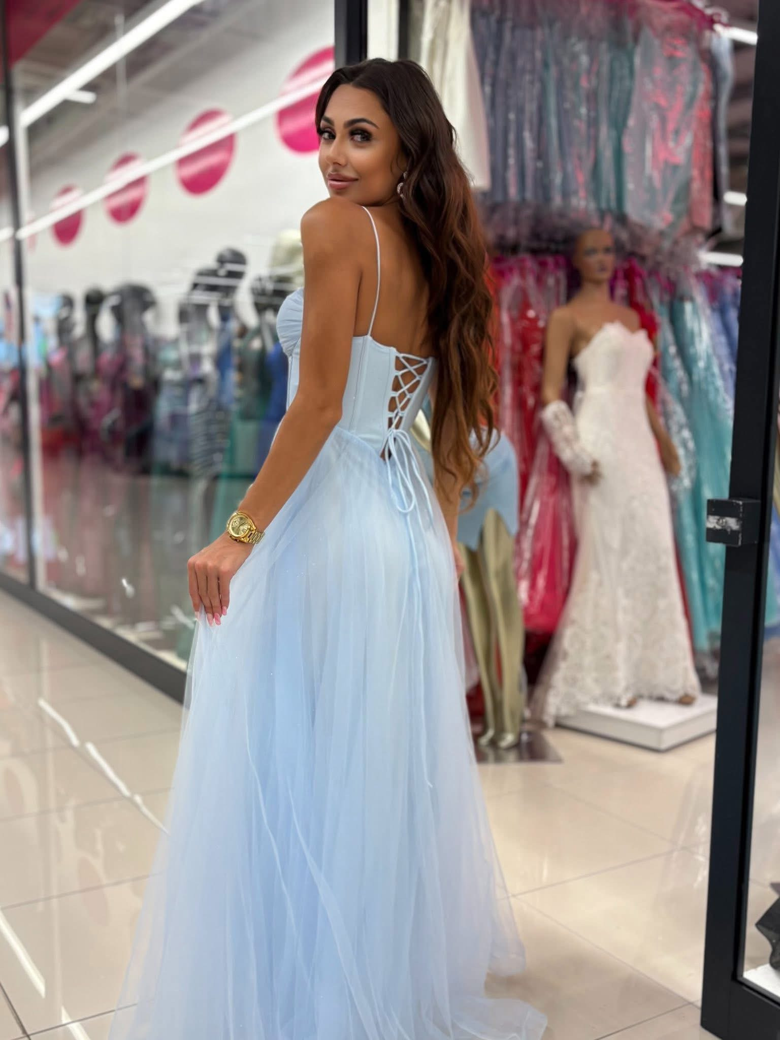 Dámske spoločenské šaty MIKI modré