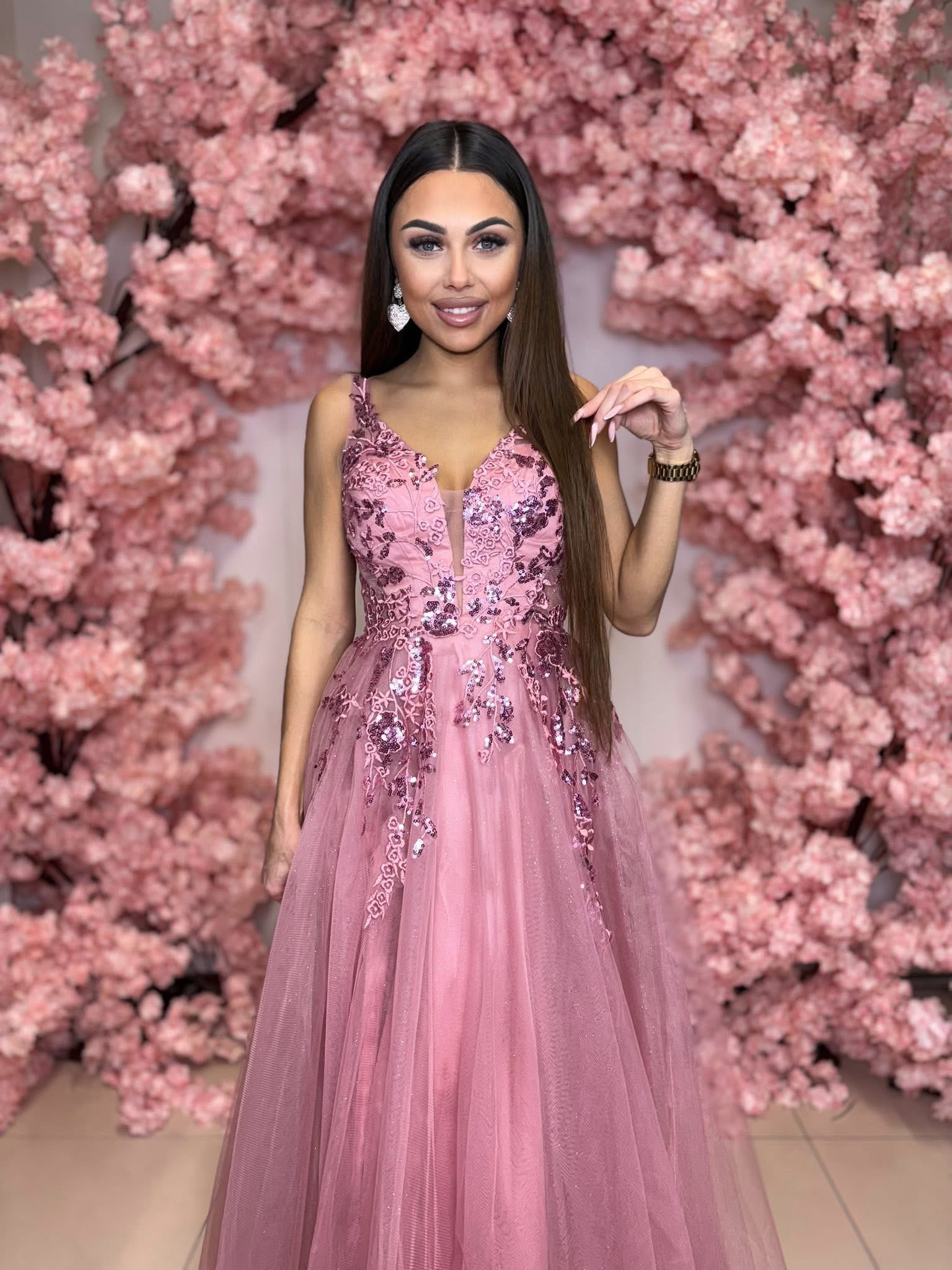 Dámske spoločenské šaty ROSALINDER staroružová