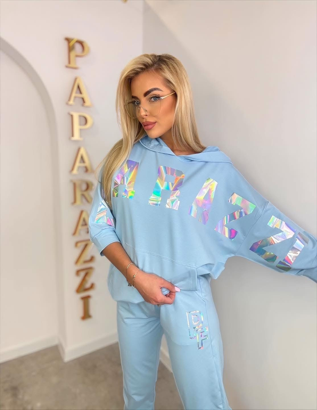 Teplákový komplet PF modrý