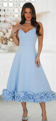 Dámske spoločenské šaty TENERIFE modré