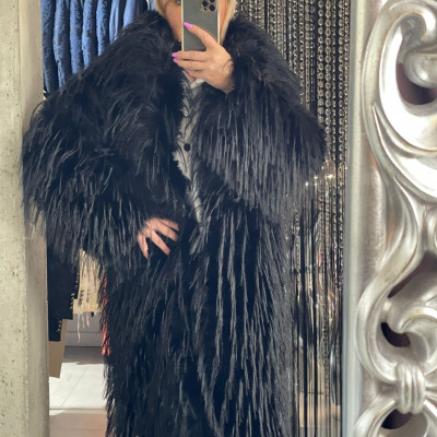 Kabát PARIS čierny