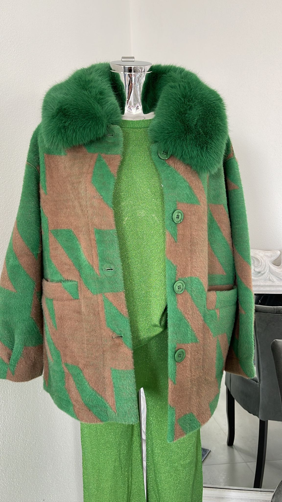 Kabát ALDO II. GREEN
