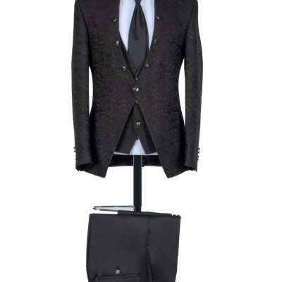 Slávnostný oblek S001-DMY 23467 čierny