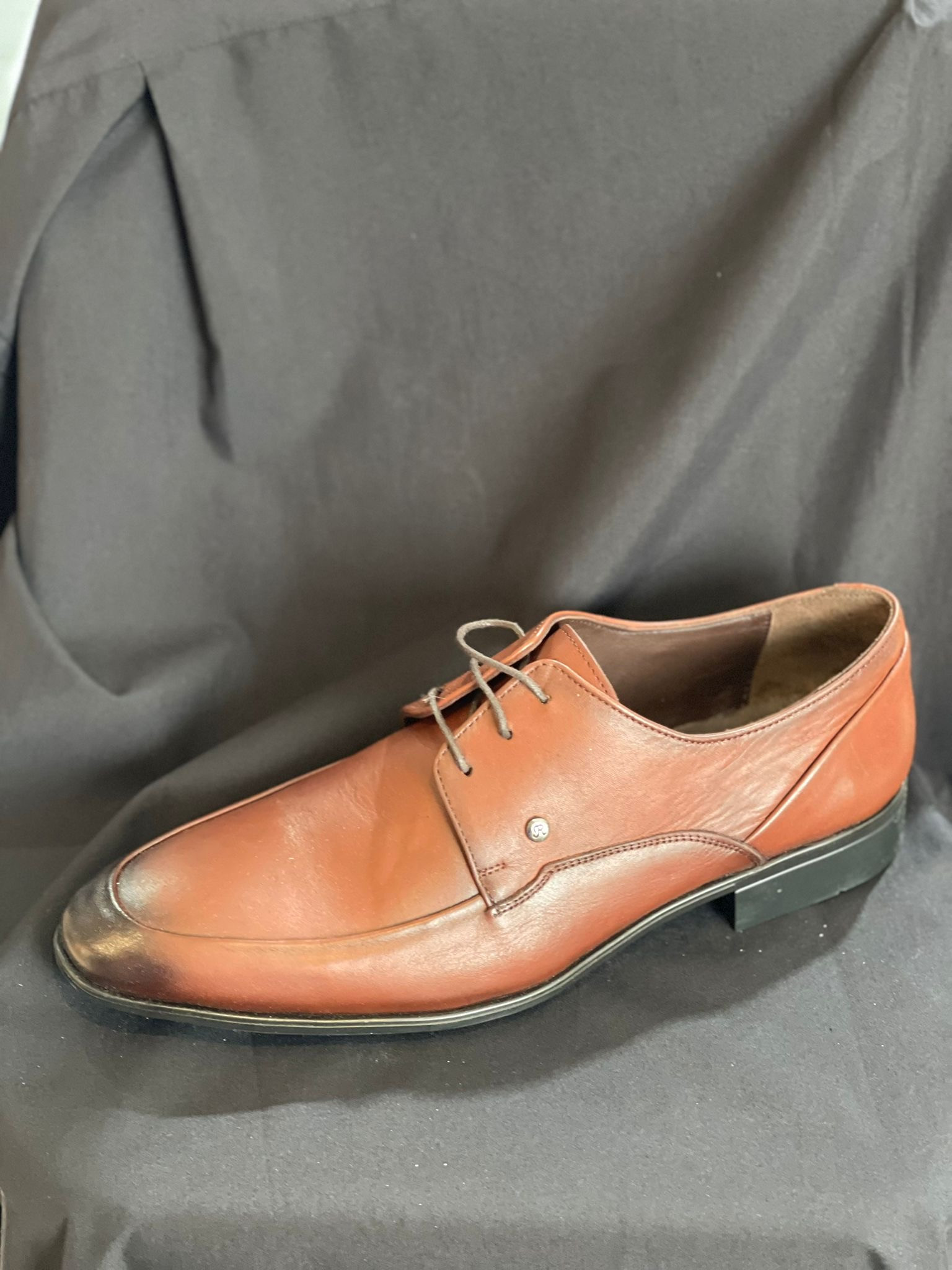 Pánske bledo hnedé matné topánky 