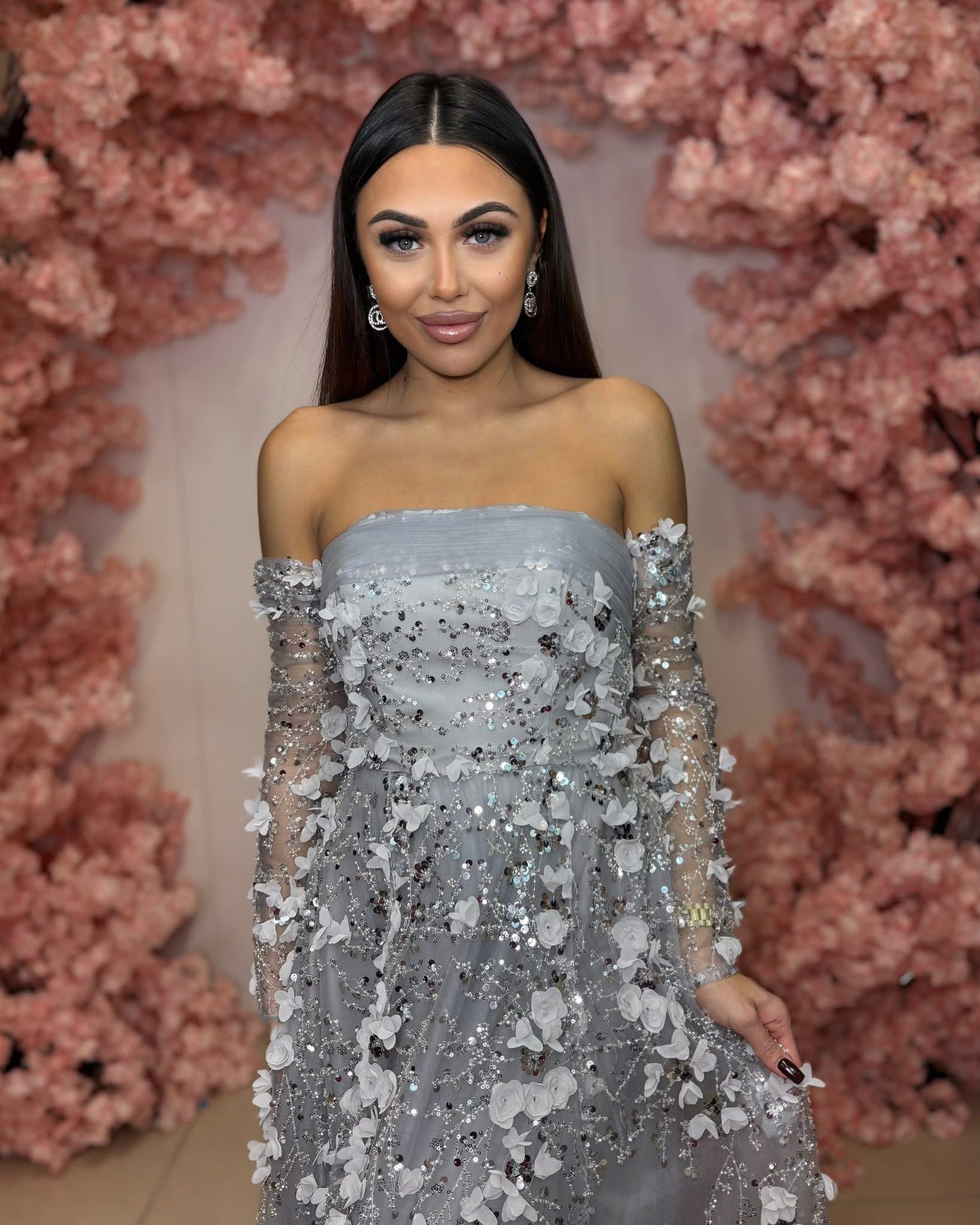 Dámske spoločenské šaty SUBARU strieborné