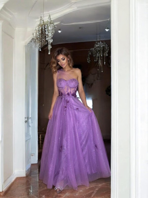 Dámske spoločenské šaty ESTELLA violet