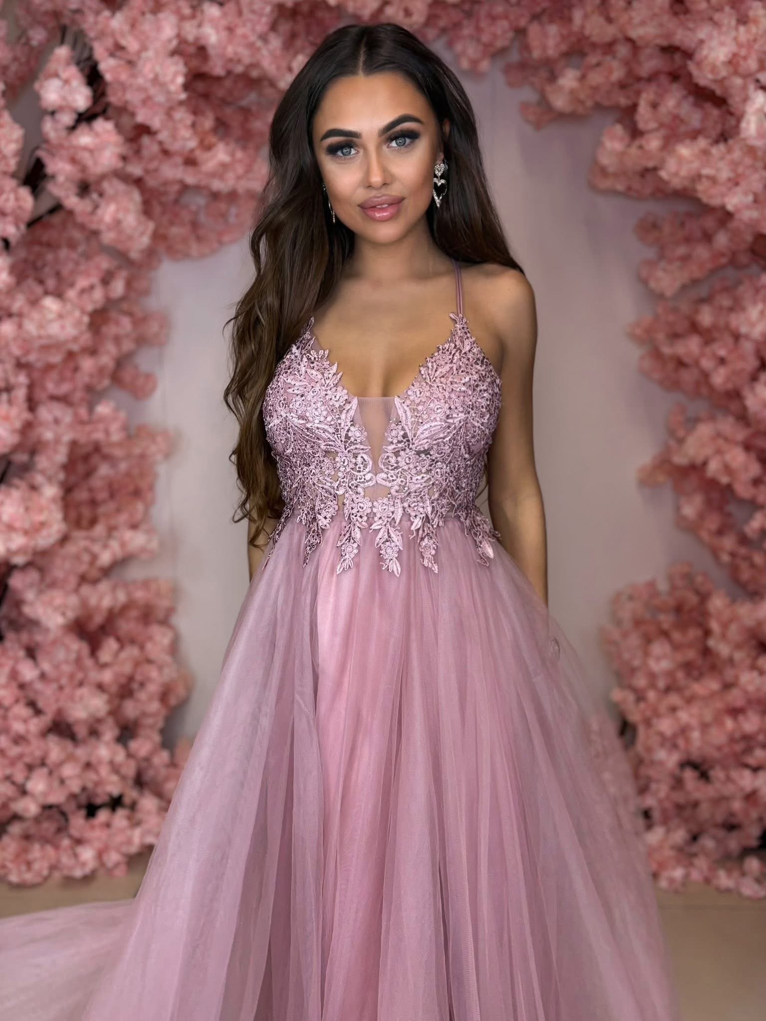 Dámske spoločenské šaty ZEFIR staroružová