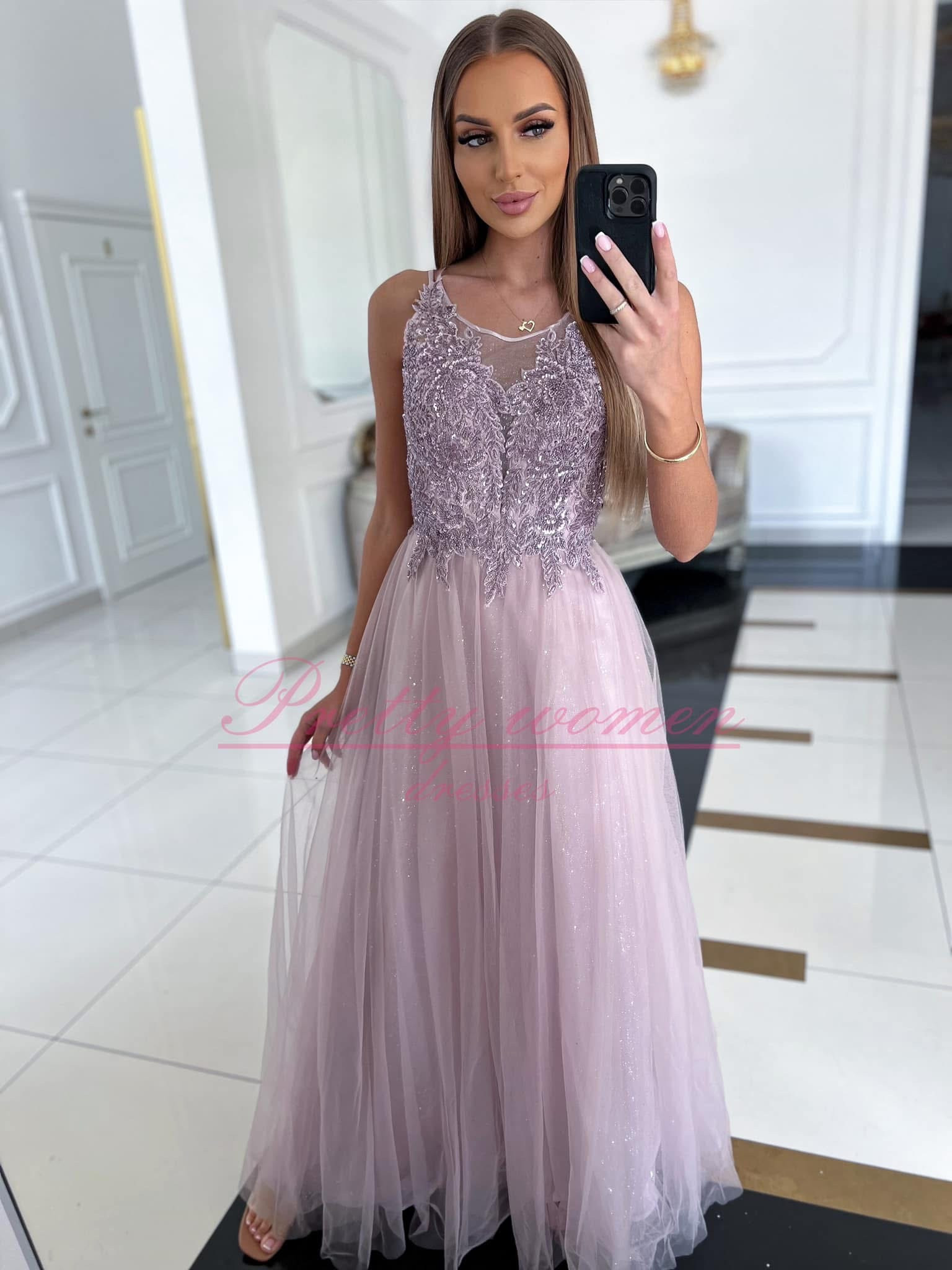 Dámske spoločenské šaty AVENTURA violet