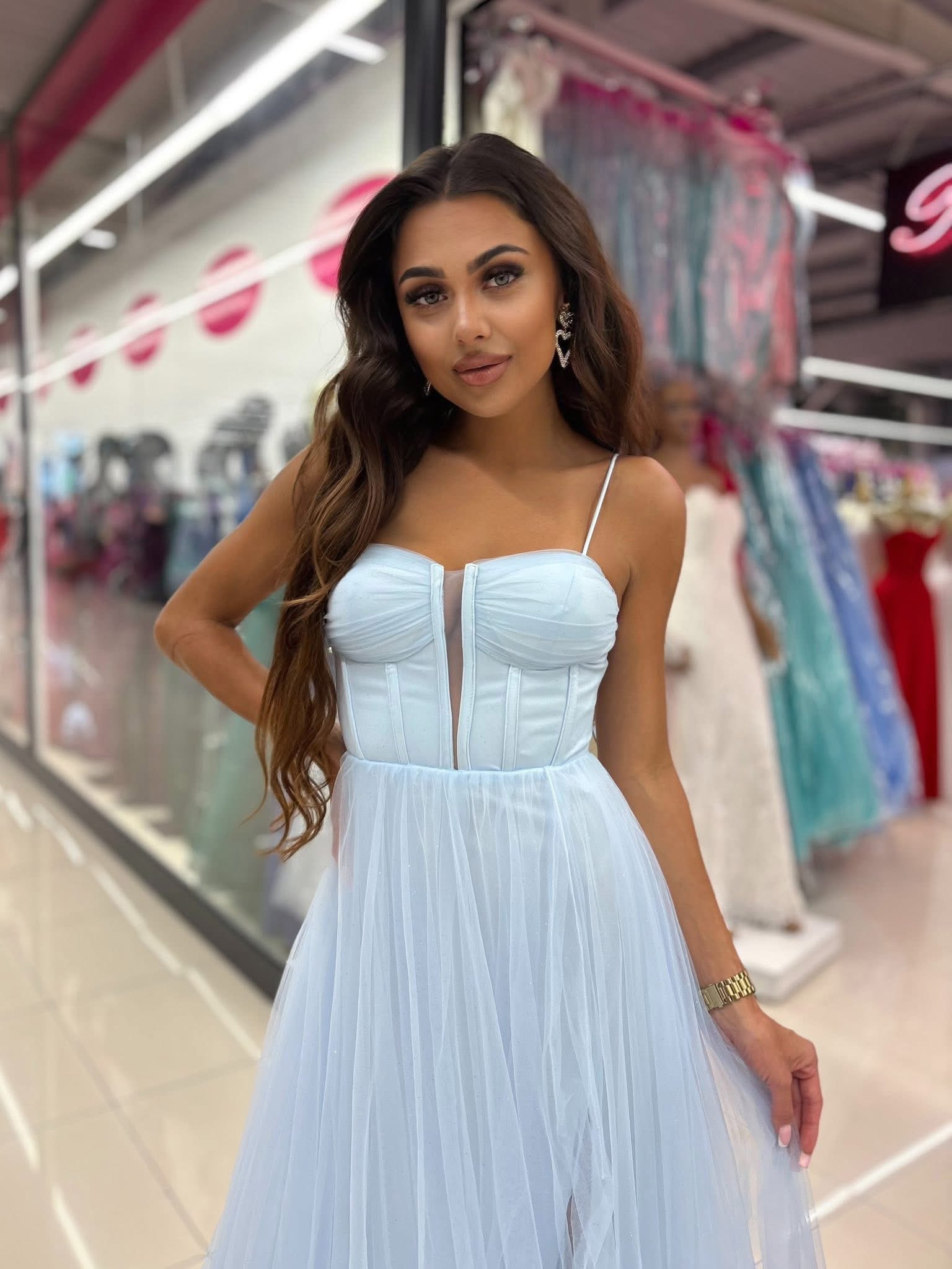 Dámske spoločenské šaty MIKI modré