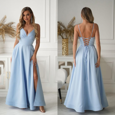 Dámske spoločenské šaty SELENA modrá