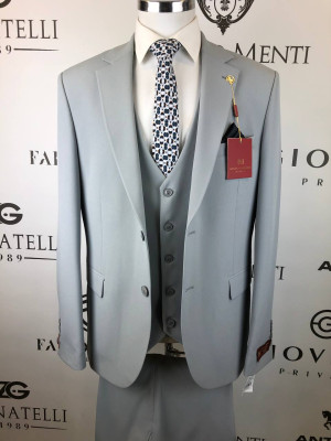 Pánsky oblek MM šedý