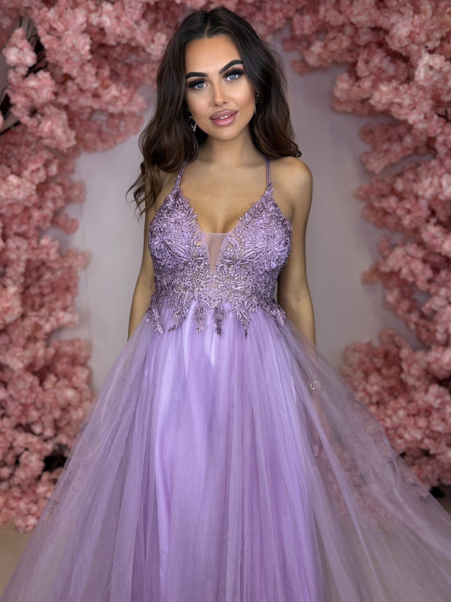 Dámske spoločenské šaty ZEFIR violet