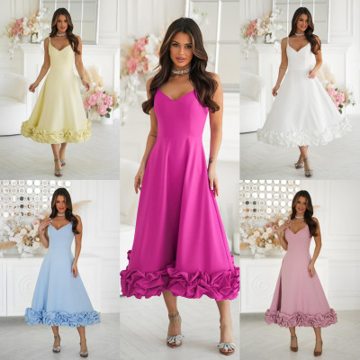 Dámske spoločenské šaty TENERIFE modré