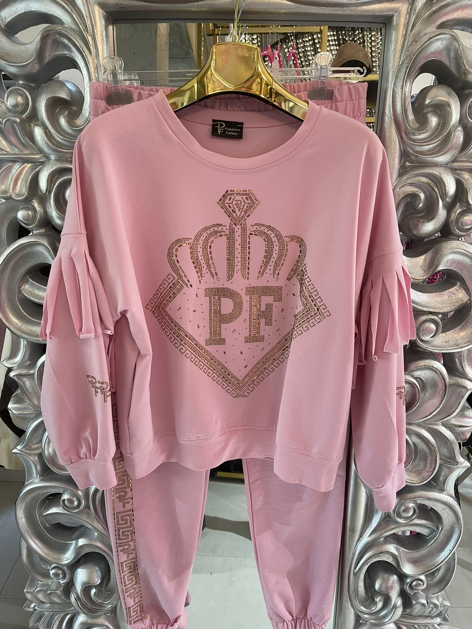 Teplákový komplet PF ružový