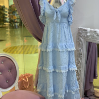 Šaty VALERIA bledo-modré