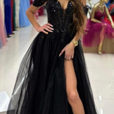 Dámske spoločenské šaty ZYNJA čierne