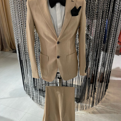 Pánsky športový oblek Senzo Rivolli béžový