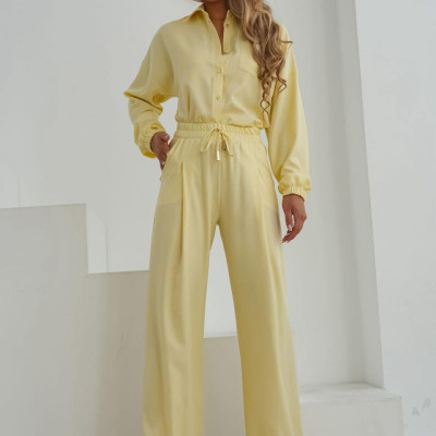 Nohavicový komplet AGOSTINY III. žltý