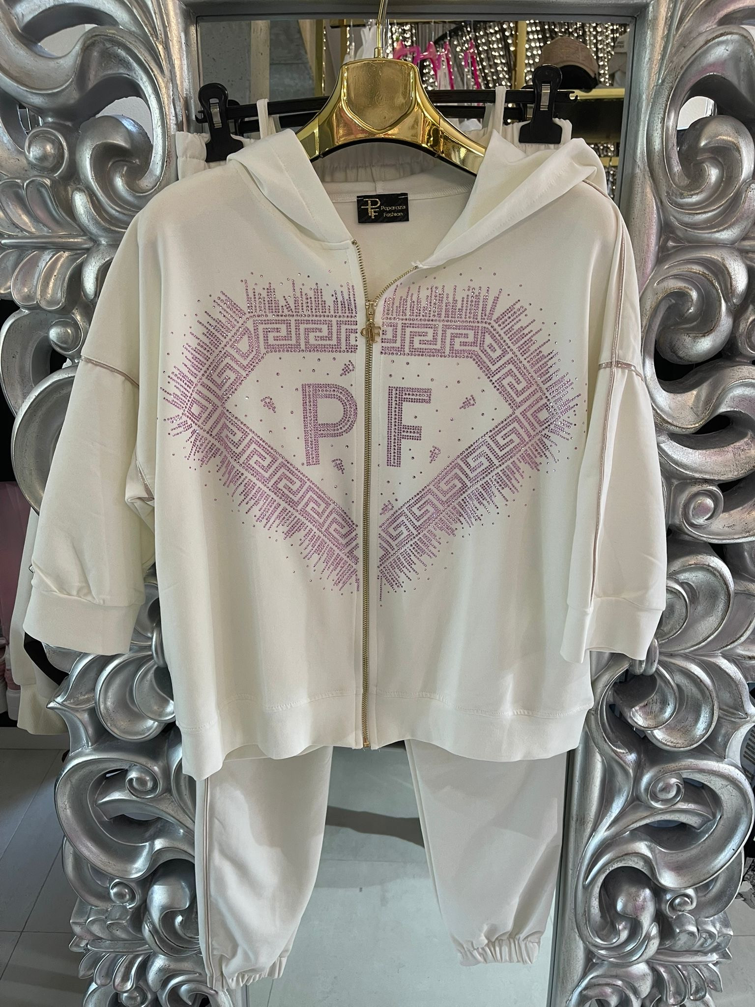 Teplákový komplet PF maslový