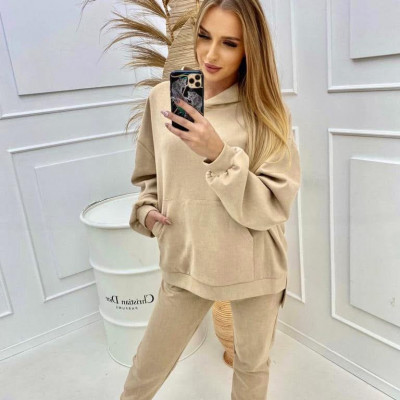 Teplákový komplet LACORIA béžové