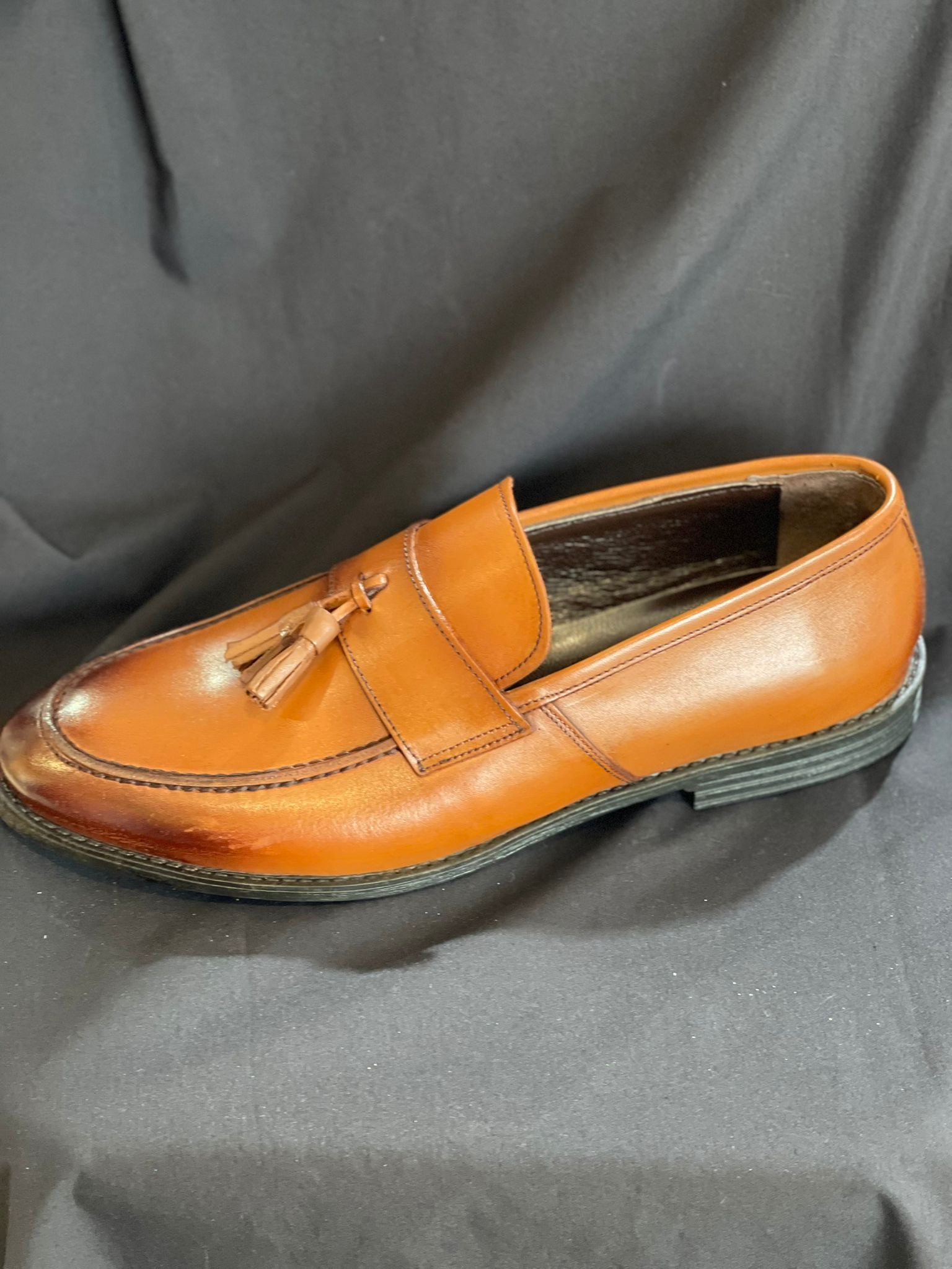 Pánske tmavo-hnedé matné poltopánky Simon