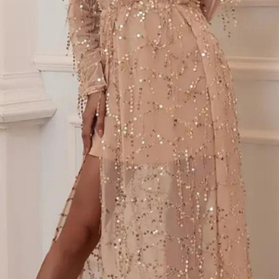 Dámske spoločenské šaty zlaté