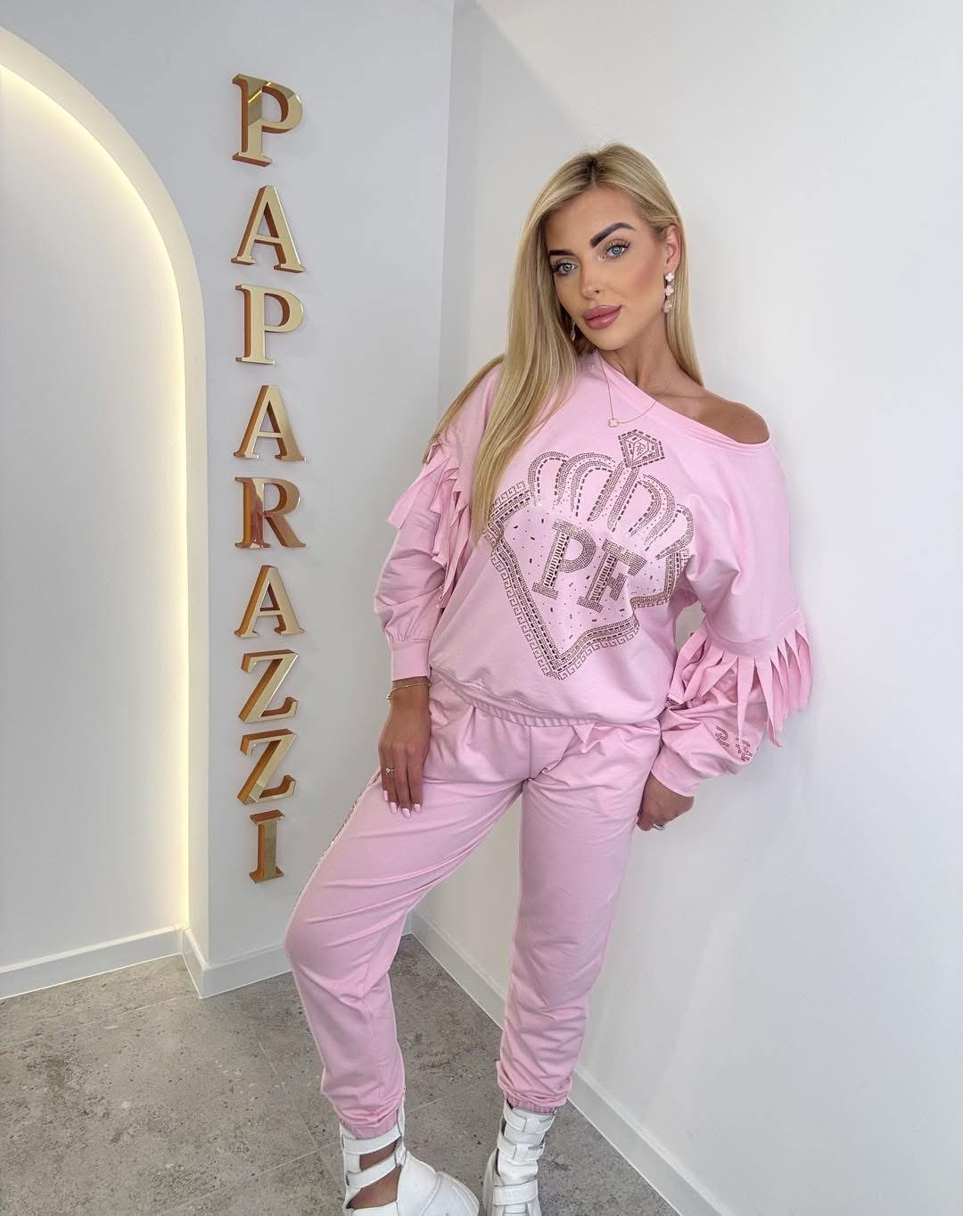 Teplákový komplet PF ružový