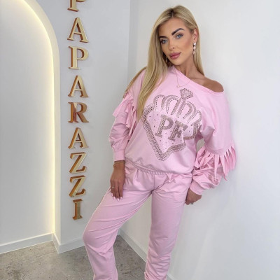 Teplákový komplet PF ružový