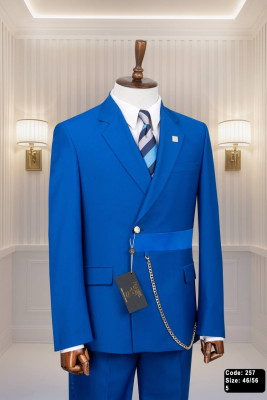 Slávnostný oblek Konrád modrý