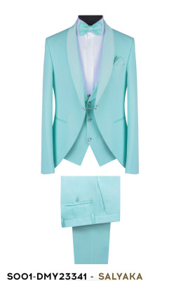 Slávnostný oblek S001-DMY 23341 mentol
