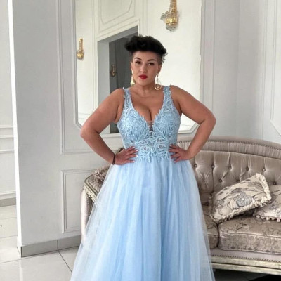 Dámske spoločenské šaty NELA modrá