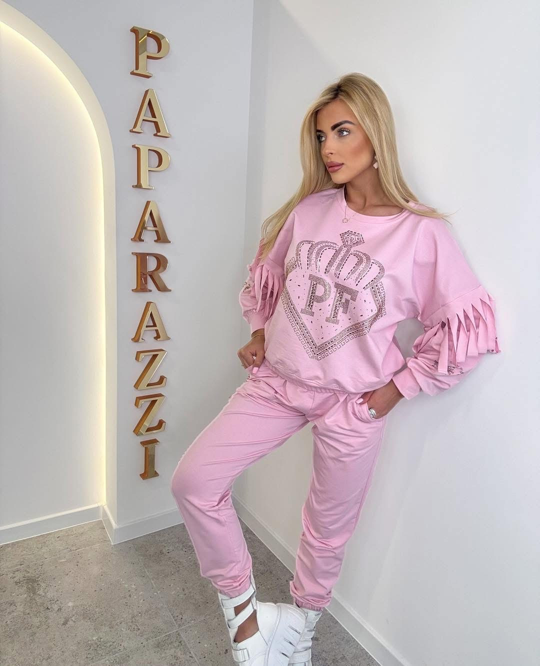 Teplákový komplet PF ružový