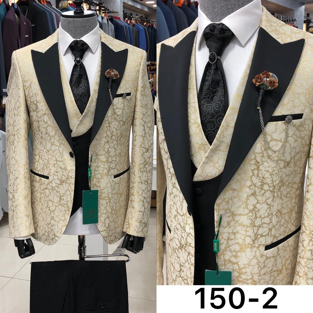 Slávnostný oblek 150-2 zlatý
