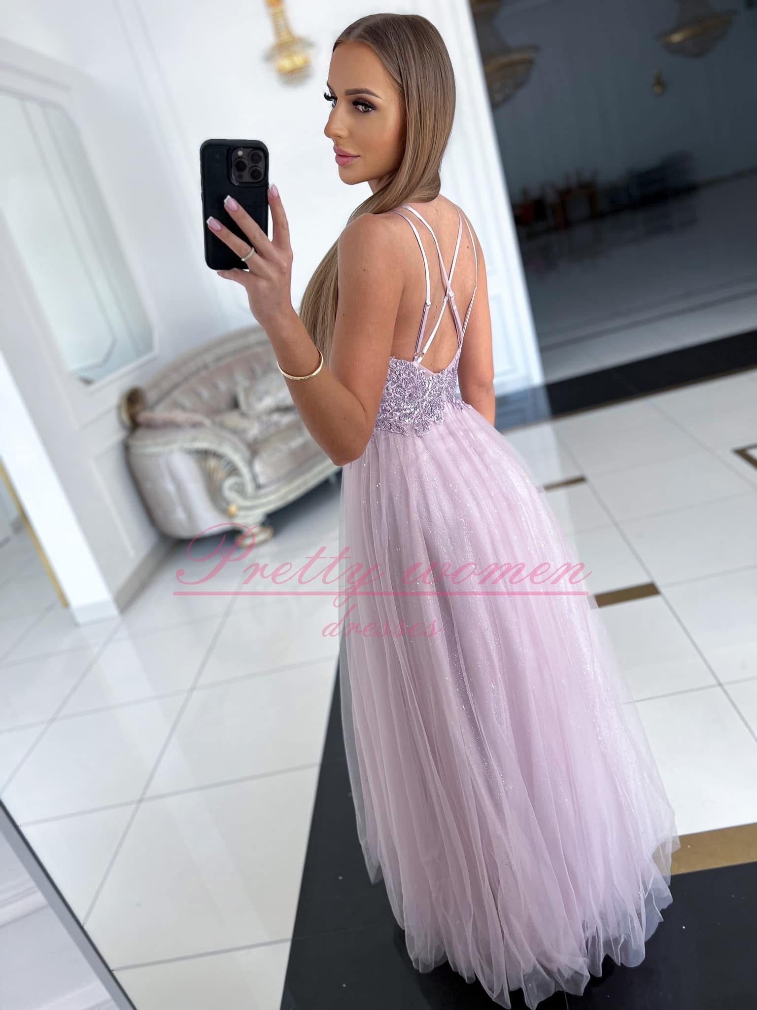 Dámske spoločenské šaty AVENTURA violet