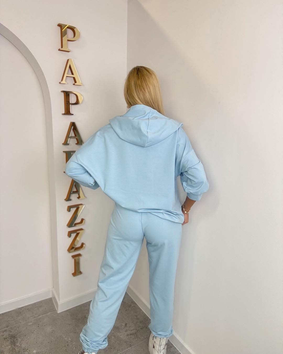 Teplákový komplet PF modrý