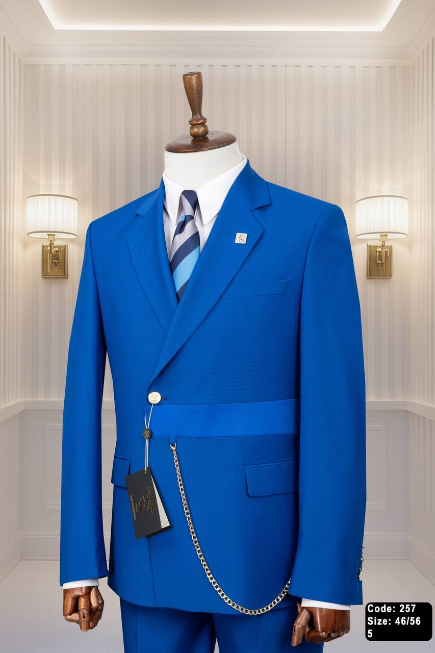 Slávnostný oblek Konrád modrý