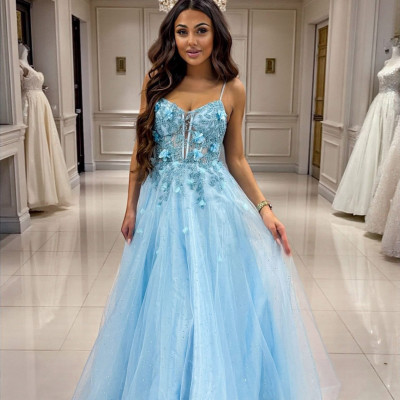 Dámske spoločenské šaty SOLVI modré