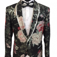 Kvetovaný pánsky oblek Baggi Alan