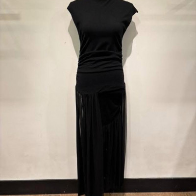 Dámske úpletové šaty DAGMAR čierne